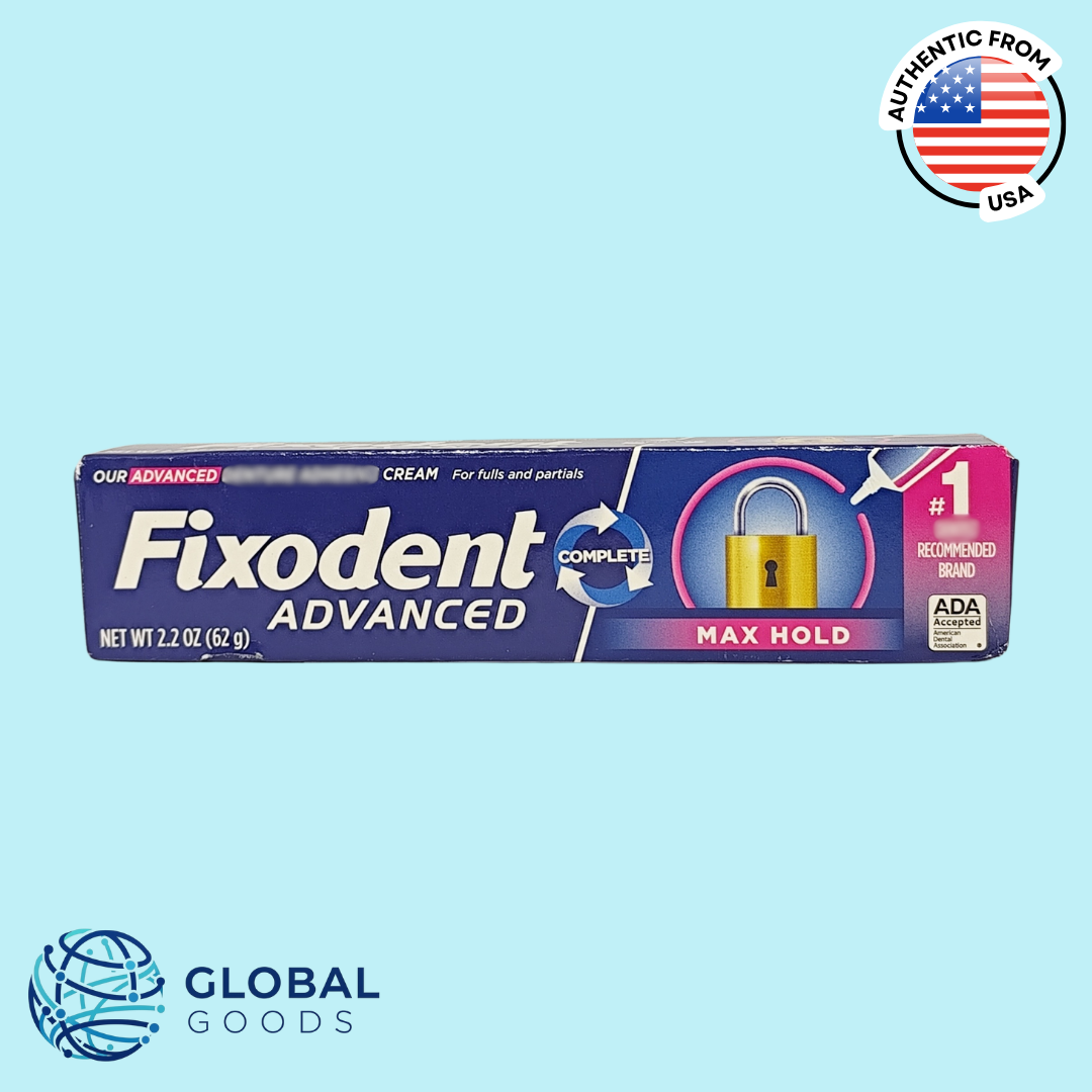 Fixodent Advanced Complete Max Hold Cream, 2.2 oz. / 62 g