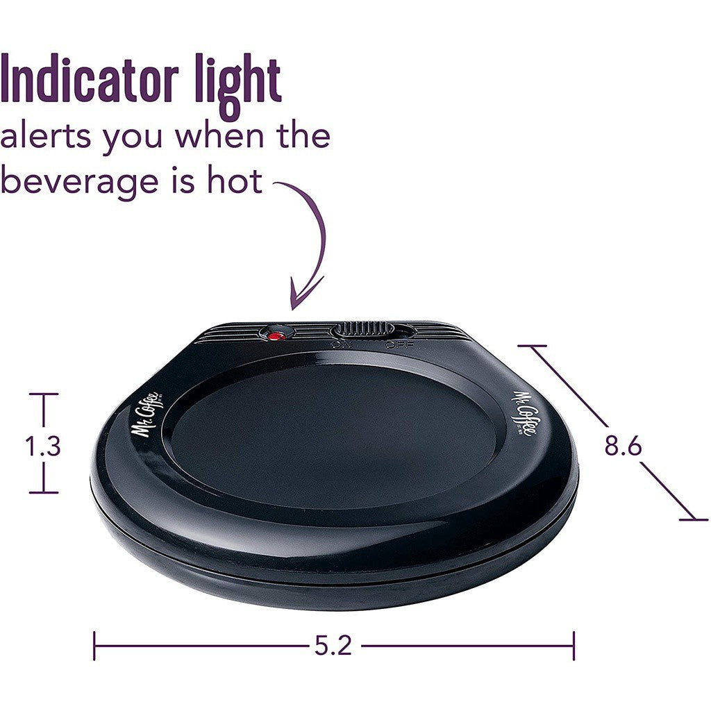 Mr. Coffee Mug Warmer, For Home & Office, Black