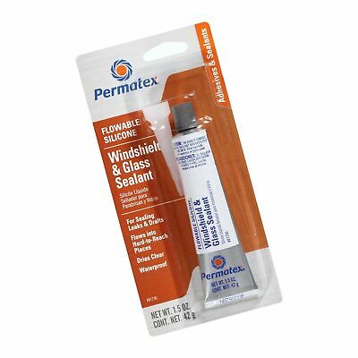 Permatex 81730 Flowable Silicone Windshield and Glass Sealer, 1.5 oz