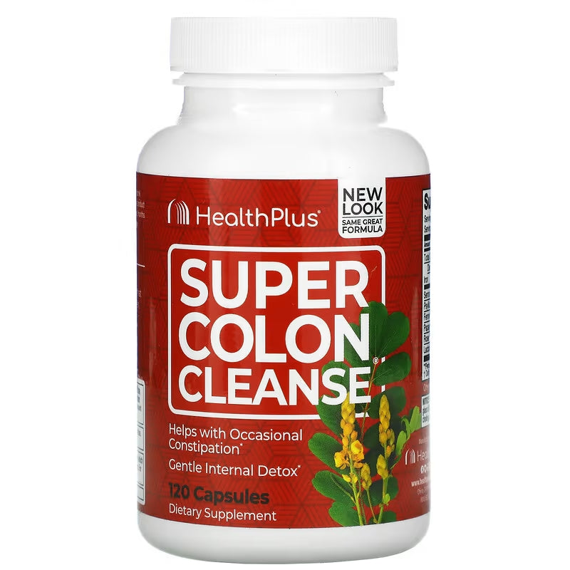 Original Health Plus Super Colon Cleanse, 120 Capsules PACKAGING MAY VARY