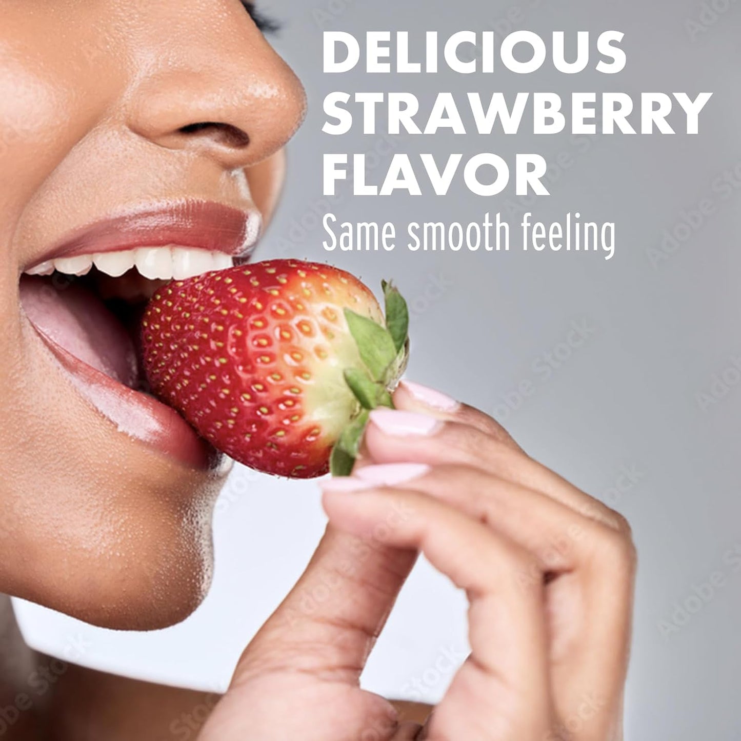 Astroglide Strawberry Sweet Aroma Subtle Flavor Water Based Lube 74ml