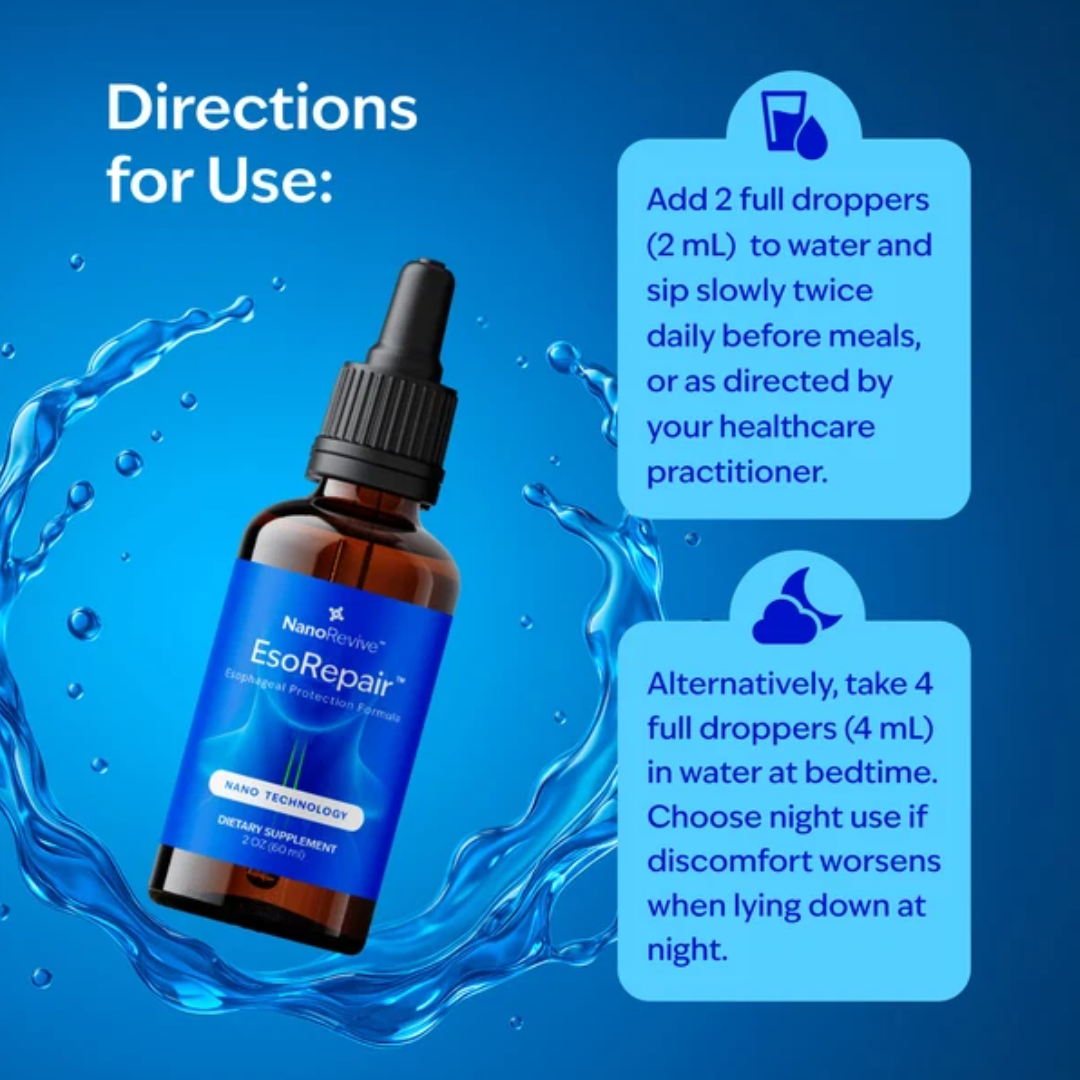 NanoRevive EsoRepair Dietary Supplement, 2 oz / 60 ml