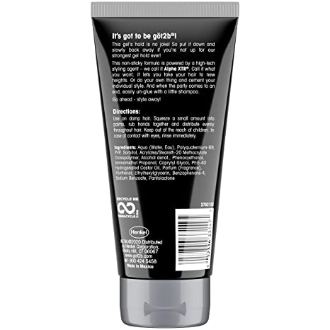 Schwarzkopf got2b Ultra Glued Invincible Styling Gel Non Sticky Crazy Hold