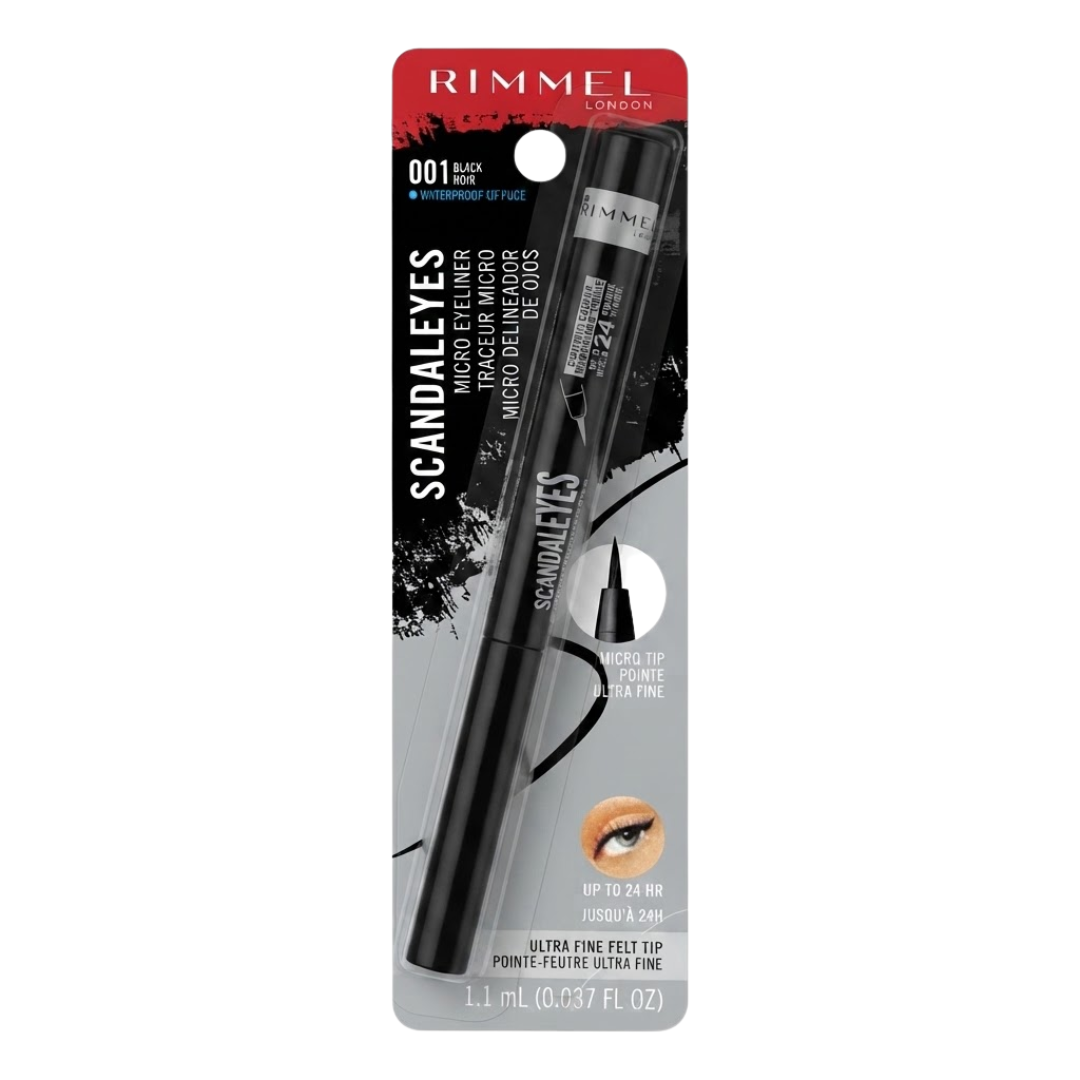 Rimmel London Scandal Eyes Precision Micro Eyeliner 001 Black, 1.1 ml / 0.037 oz