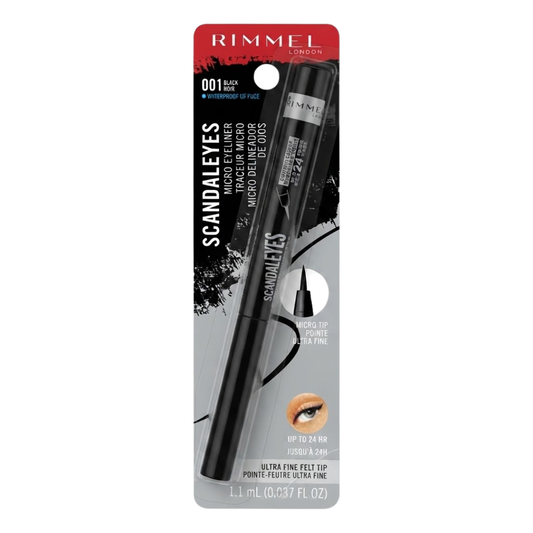 Rimmel London Scandal Eyes Precision Micro Eyeliner 001 Black, 1.1 ml / 0.037 oz