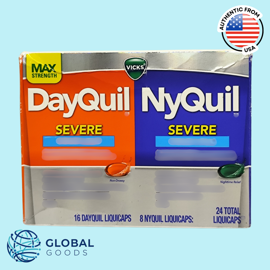 Vicks Severe 16 DayQuil & 8 NyQuil, 24 Liquicaps