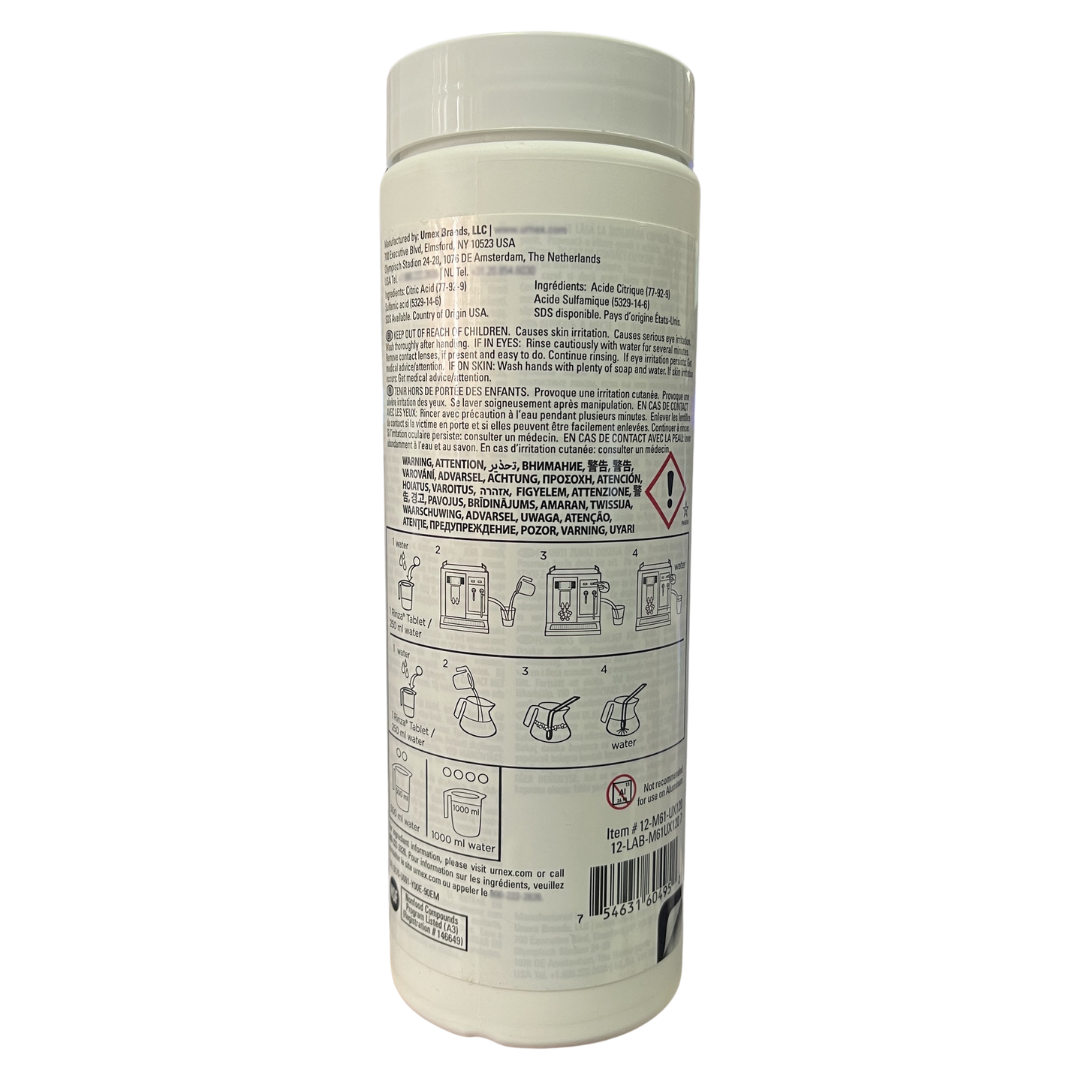 Urnex Rinza M61 Milk System Cleaning Tablets for Coffee & Espresso Machines