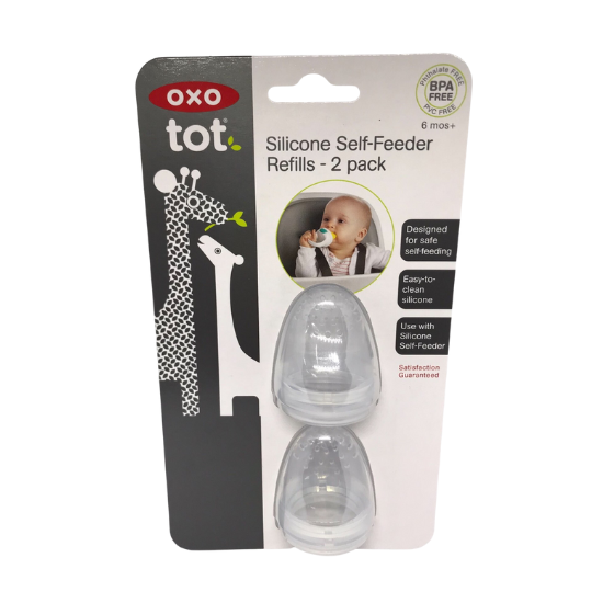 OXO Tot Silicone Self Feeder refills - 2 Pack