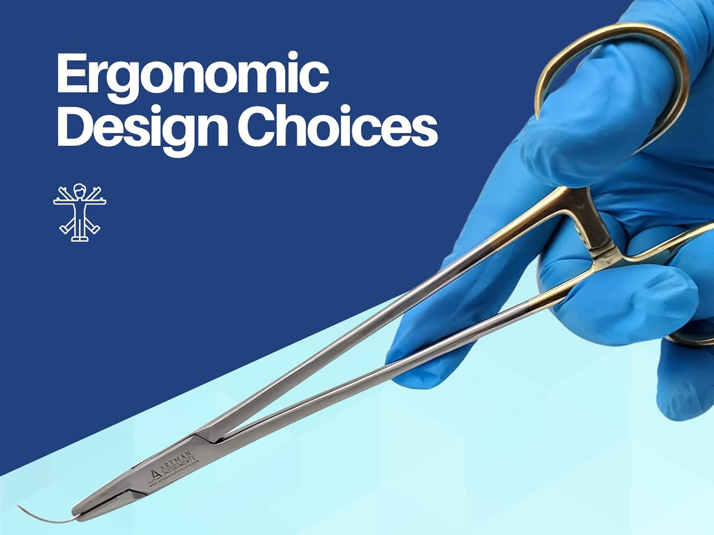 Artman Instrument Mayo Hegar Surgical Needle Holder