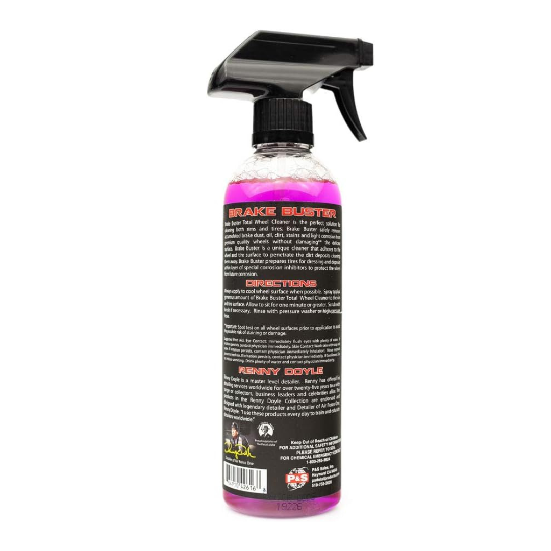 P&S Professional Detail Products Brake Buster Wheel Cleaner Double Black Renny Doyle Collection