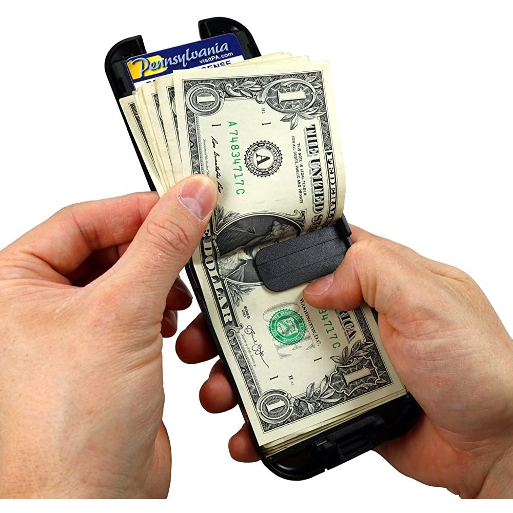 Flipside Wallet Flipside 4 RFID Blocking Wallet for Men with Removable Money Clip,