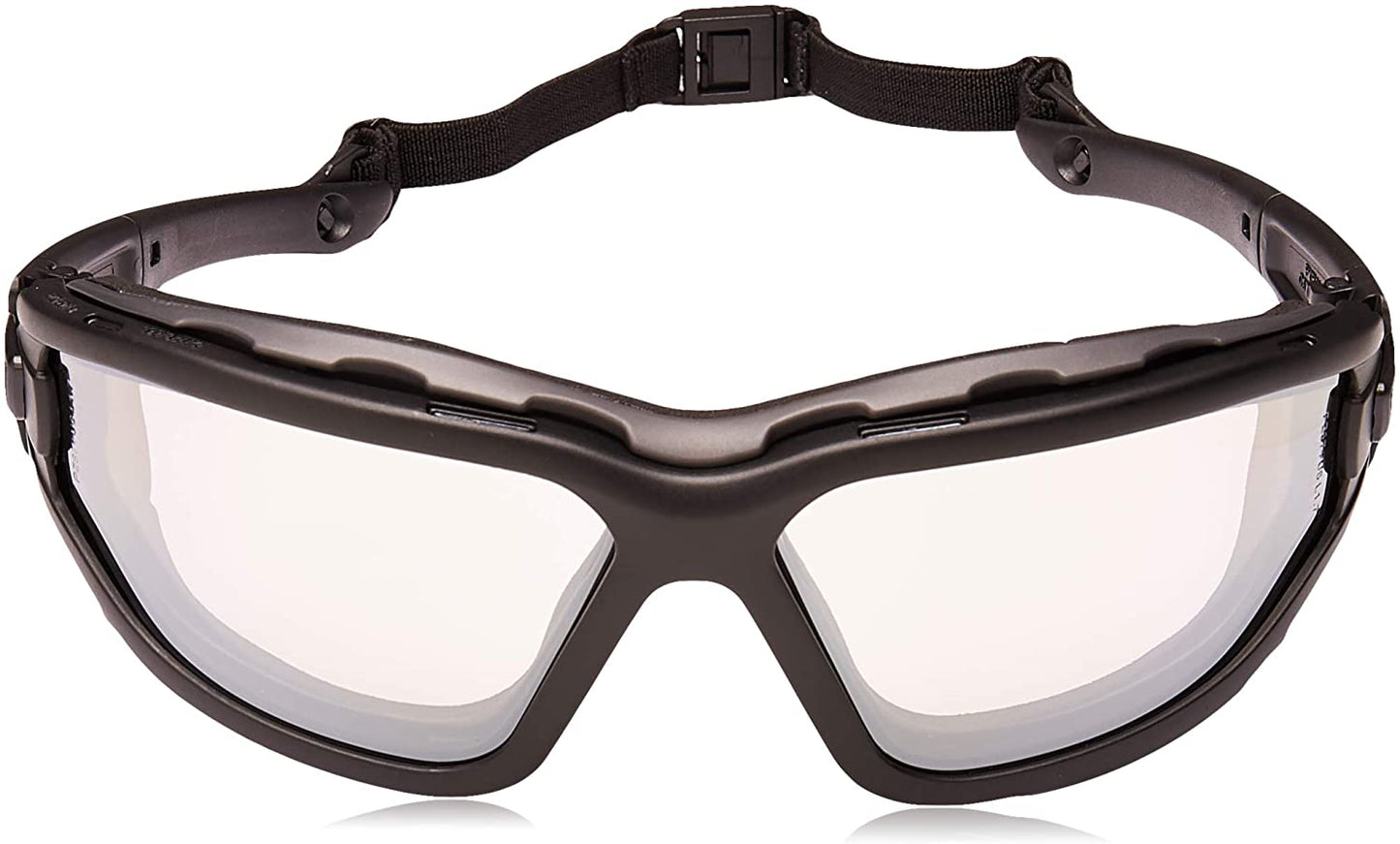 Pyramex I-FORCE with Anti-Fog Sporty Dual Pane Safety Goggles Indoor/Outdoor, Black