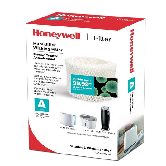 Honeywell HAC-504 Series Humidifier Replacement, Filter A - 2 Filters (NO BOX)