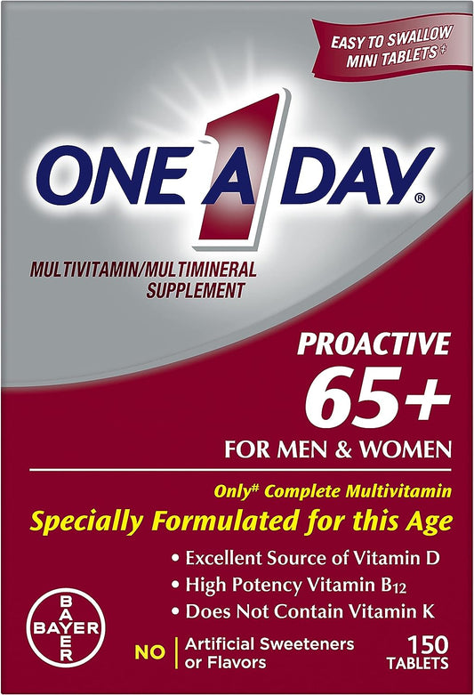 One A Day Multivitamin Proactive 65+ For Men & Women (150 Tablets)