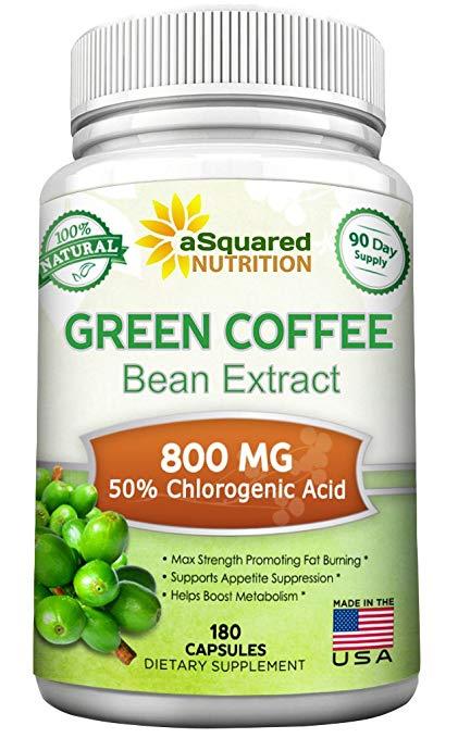 Green Coffee Bean Extract - 180 Capsules