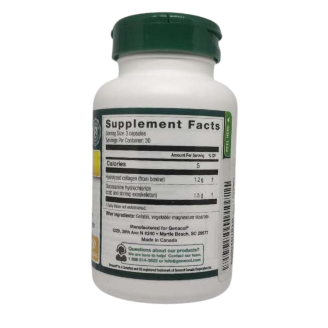 Genacol Plus Amino Lock Collagen Glucosamine Dietary Supplement - 90 Capsules