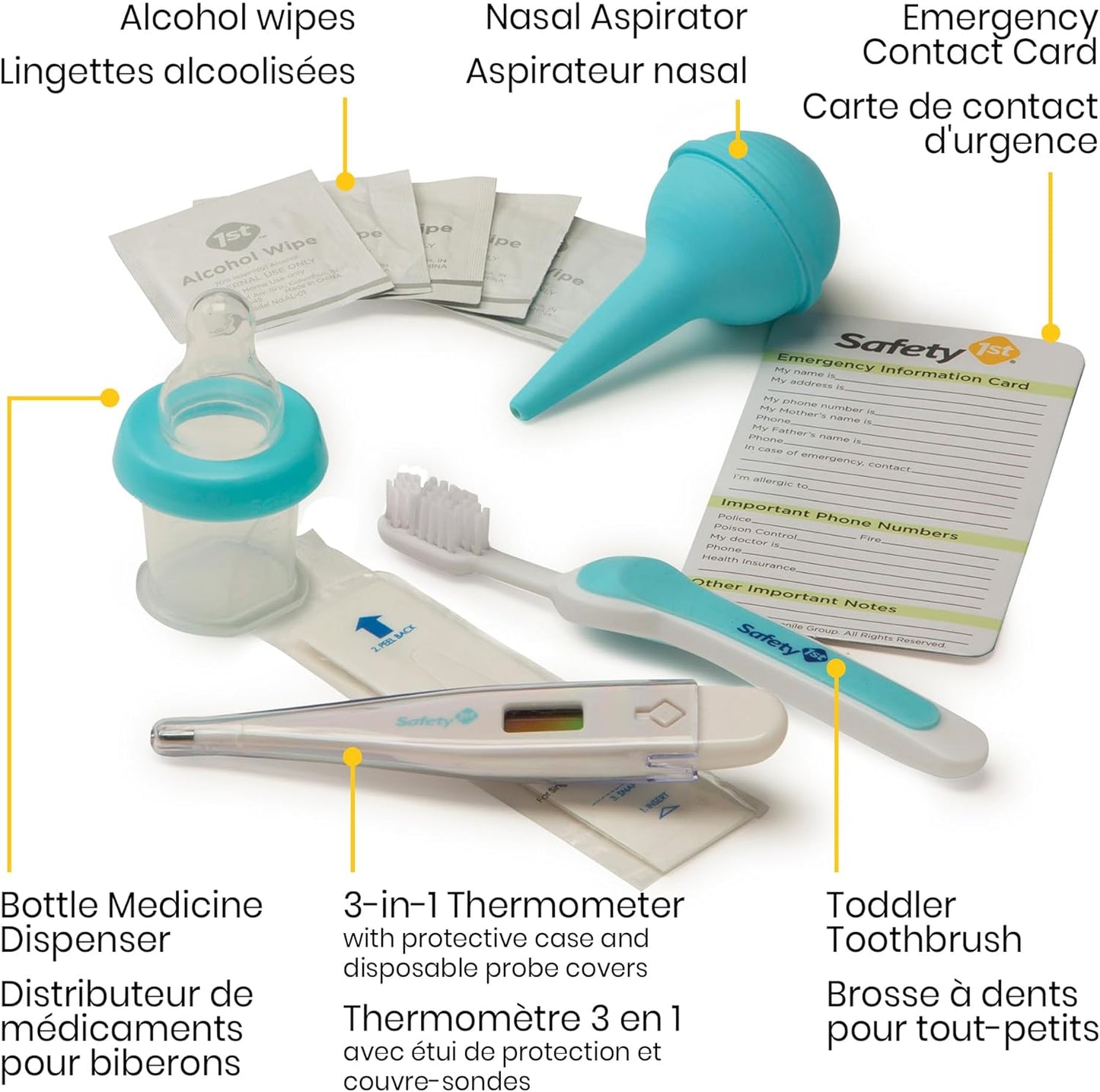 Safety 1st Deluxe Healthcare & Grooming Kit 25 Pieces