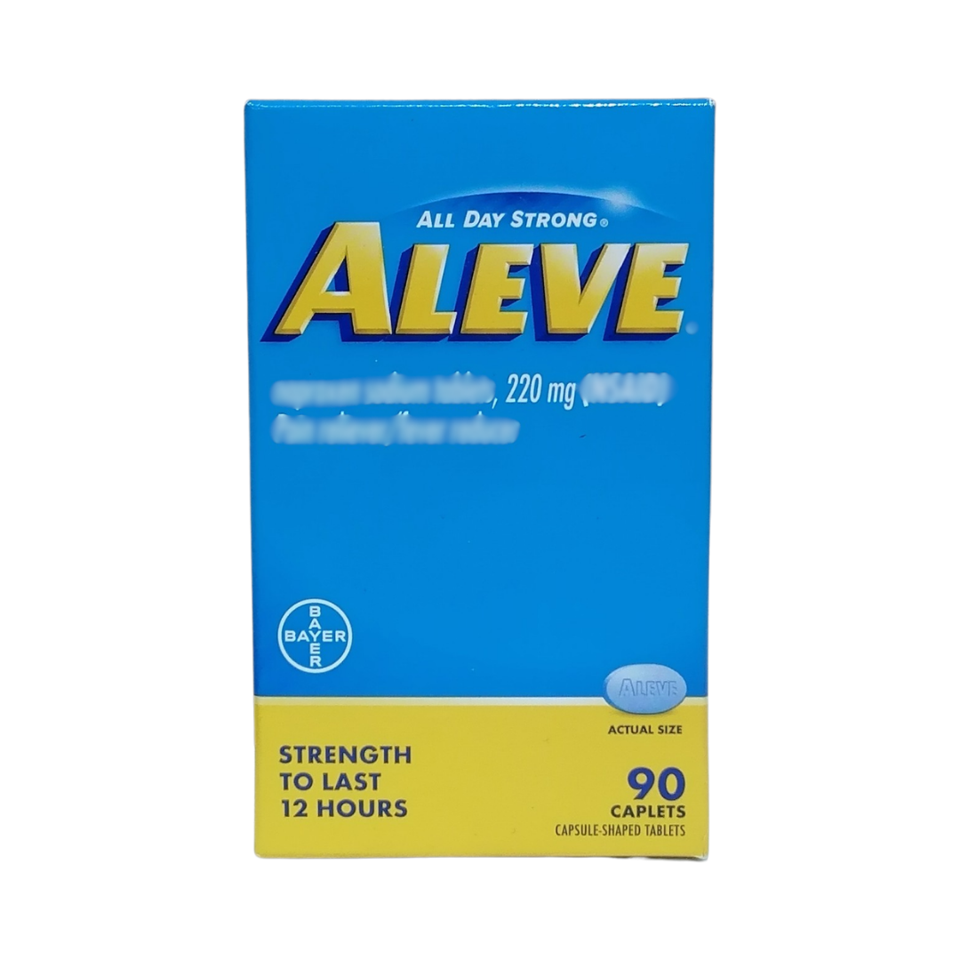 Aleve All Day Strong Reliever 220 mg, 90 Caplets