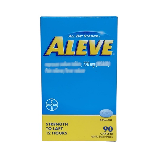 Aleve All Day Strong Reliever 220 mg, 90 Caplets
