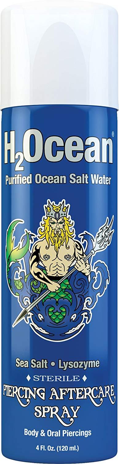 H2Ocean Piercing Aftercare Spray, 4 Fluid Ounce