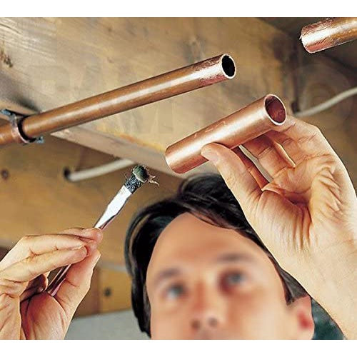 RAM-PRO 36 Flexible Bristle Tin/Metal Tubular Ferrule Handle Acid/Flux Brushes for Home/School/Shop