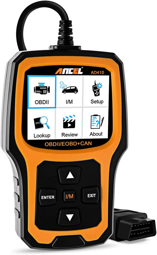 AUTHENTIC Ancel AD410 Enhanced OBDII & EOBD Vehicle Code Reader Automotive Scanner Auto Check Engine Light Scan Tool