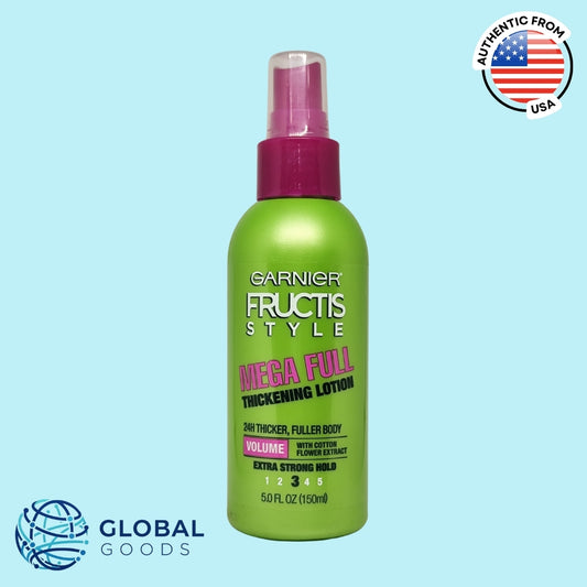 Garnier Fructis Style Mega Full Thickening Lotion for Hair Extra Strong Hold, 5 fl. oz. / 150 ml