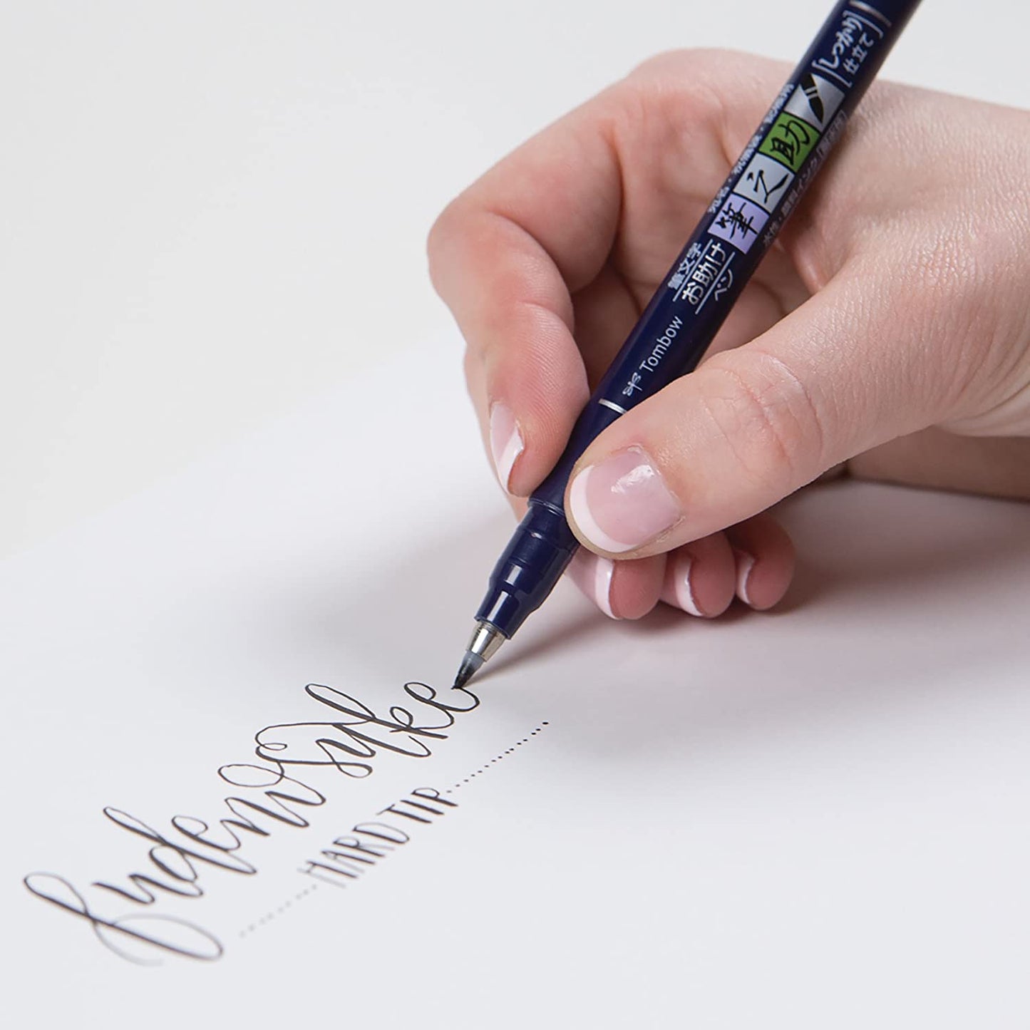 Tombow 62038 Fudenosuke Brush Pen, 2-Pack. Soft and Hard Tip for Calligraphy and Art Drawings