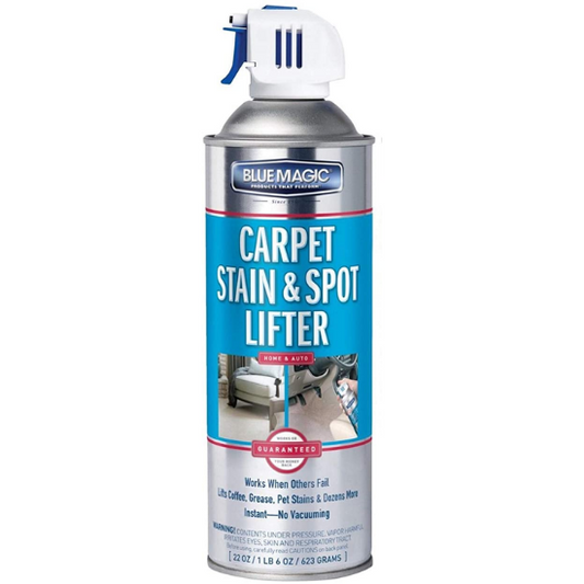 Blue Magic Carpet Stain & Spot Lifter for Home & Auto Use 22 oz. / 1 lb. Aerosol Can