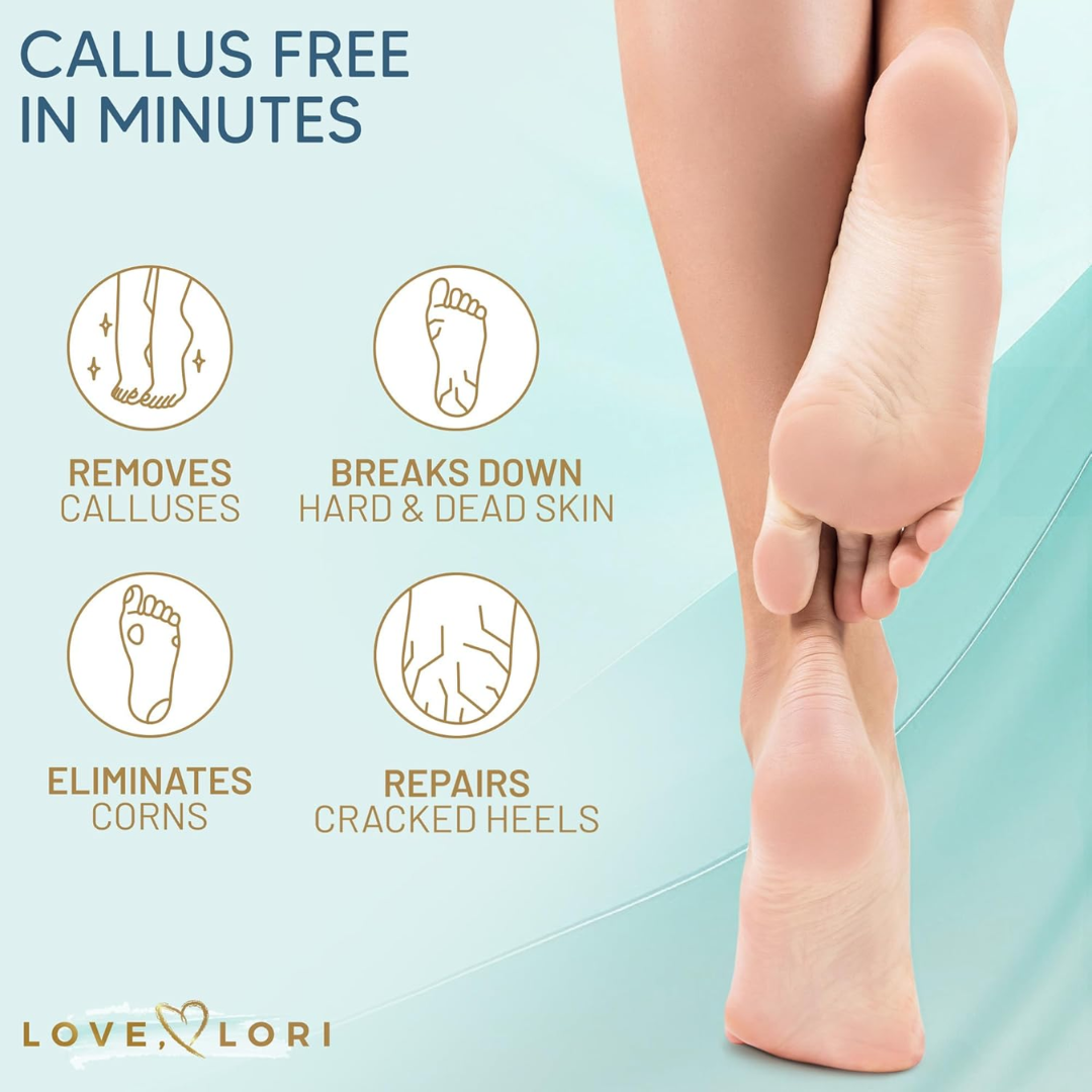 Love, Lori Extra Strength Callus Remover Cool Mint, 6 oz / 177 ml
