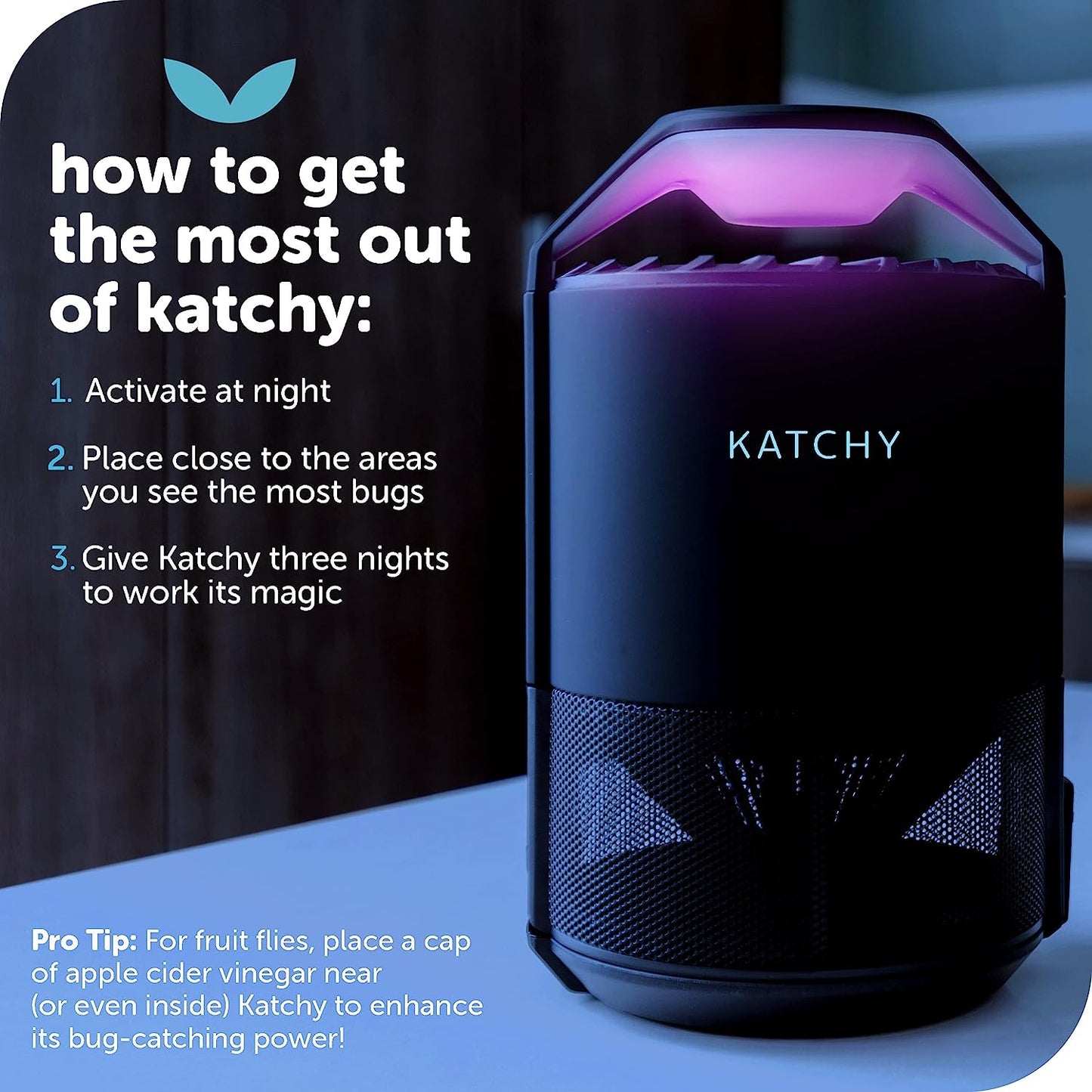 Katchy Original Insect Trap (Black)