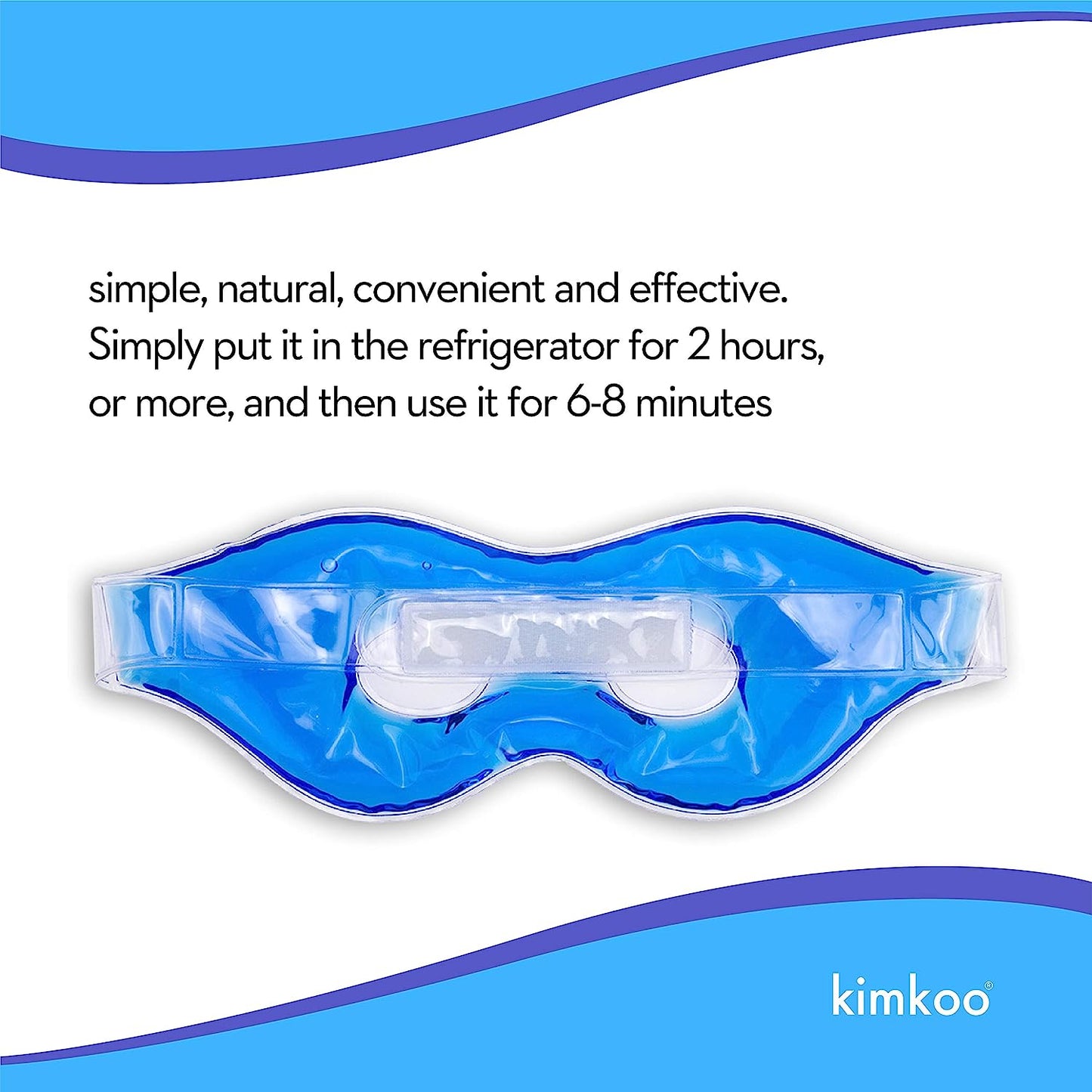 Kimkoo Professional Eyeshield Gel Eye Mask Washable and Reusable