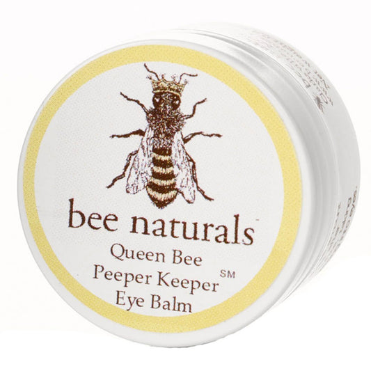 Queen Bee Naturals Eye Balm Peeper Keeper, Moisturizes Helps Reduce Crows Feet, Wrinkles & Fine Lines, 0.6 oz.