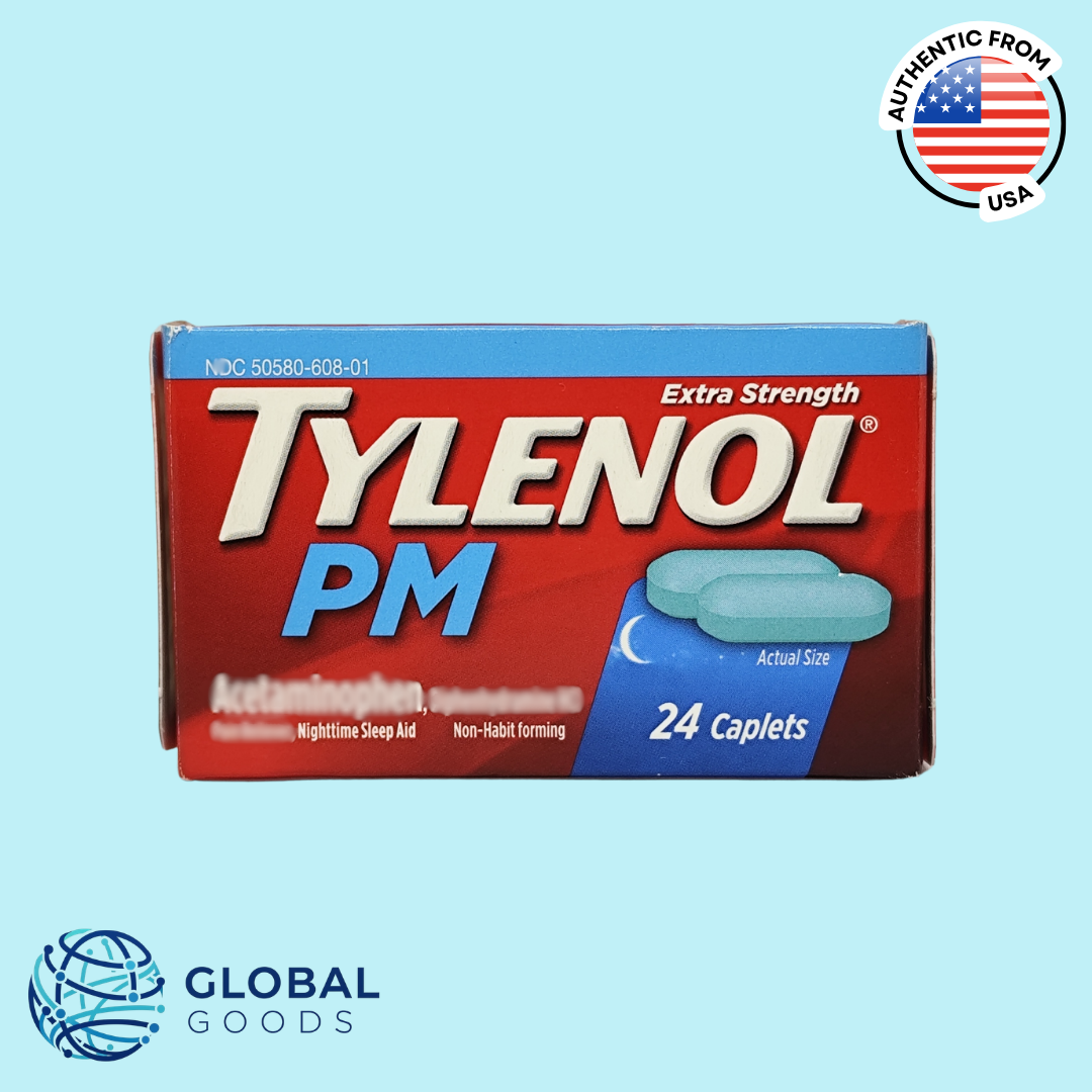 Tylenol PM Extra Strength Nighttime Sleep Aid, 24 Caplets