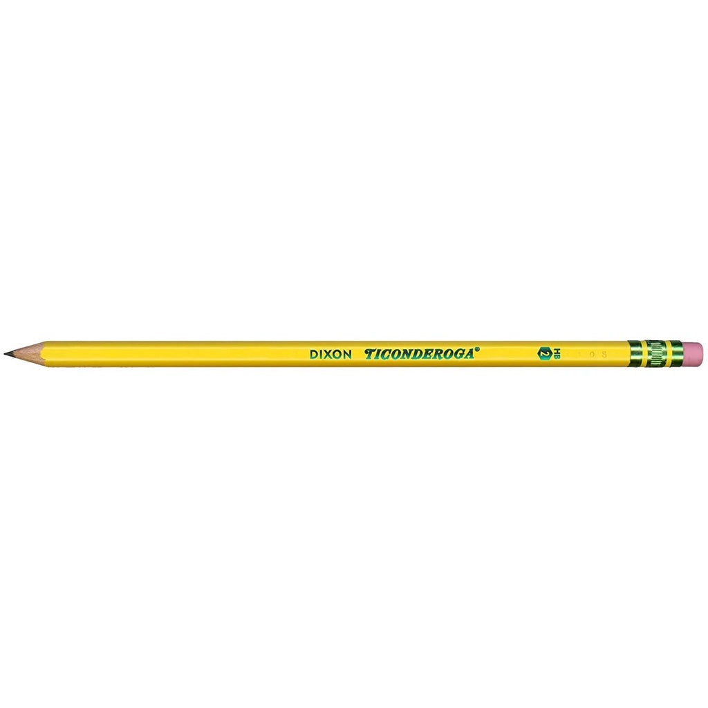 TICONDEROGA Sharpened Pencils Graphite #2 HB Soft, Pack of 18