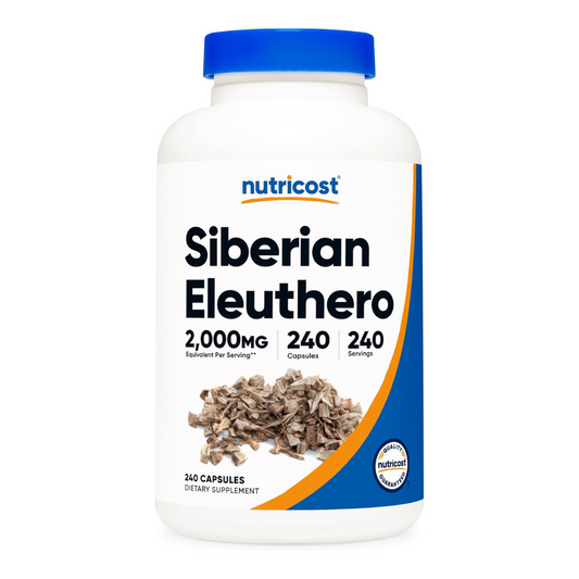 Nutricost Siberian Eleuthero 2000mg Supplement 240 Capsules