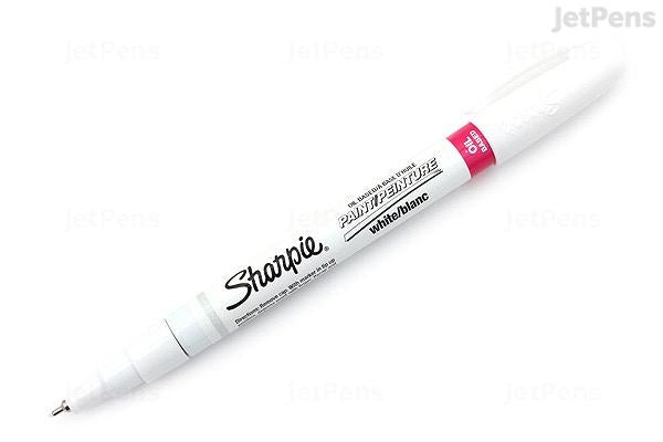 Sharpie Oil-Based Paint Marker, Extra Fine Point, White (Pack of 3)