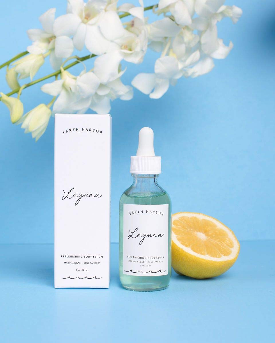 Earth Harbor Laguna Replenishing Body Serum with Marine Algae + Blue Yarrow, 2 fl.oz / 60ml