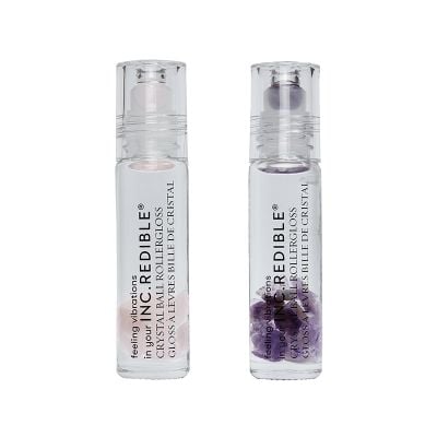 INC.REDIBLE Cosmetics Crystal Ball Rollergloss Lip Gloss Duo, 2 x 0.24 fl.oz / 7ml