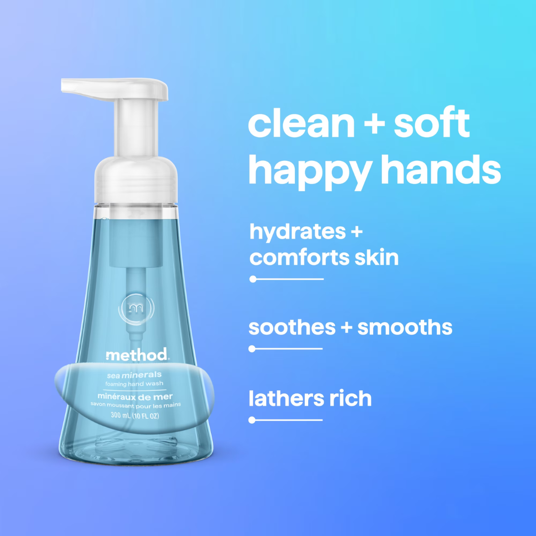 Method Foaming Hand Wash Sea Minerals, 300 ml / 10 oz