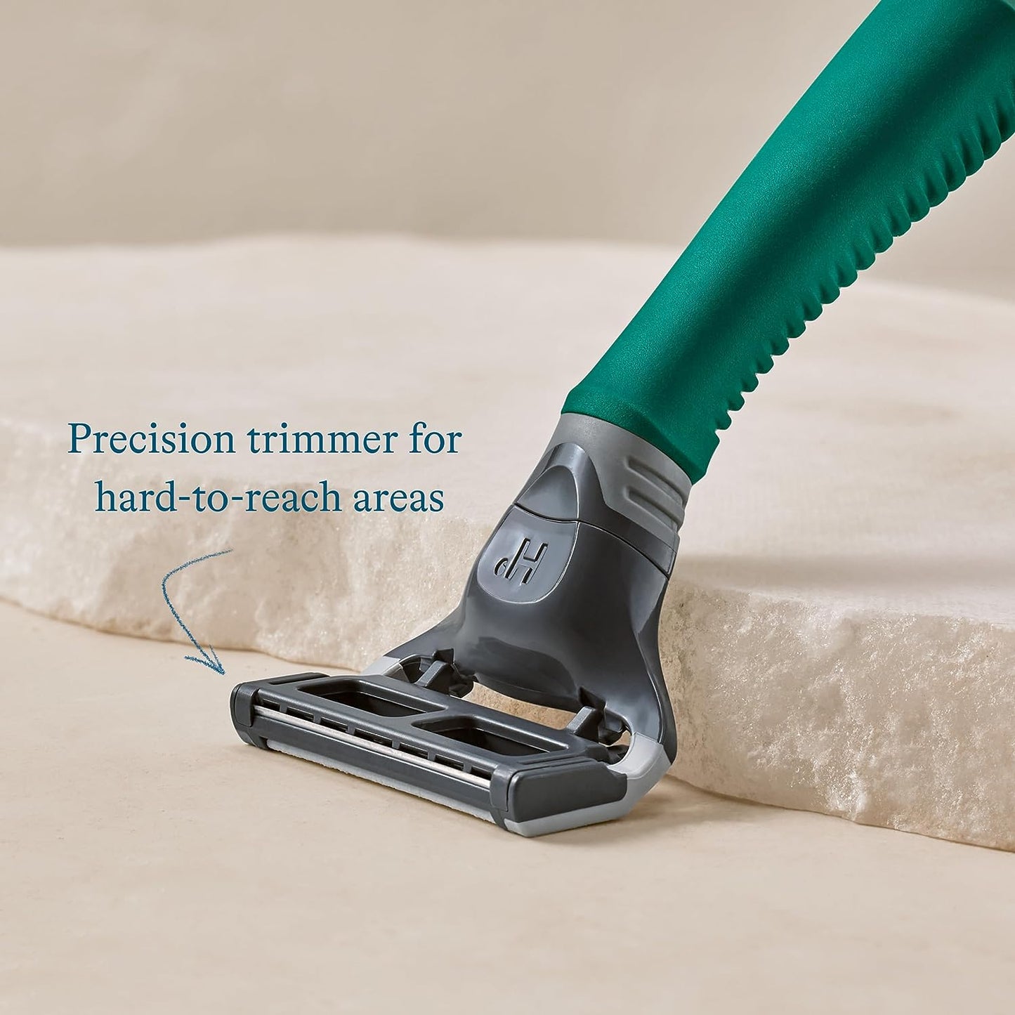 Harry's Razor Set With Blade Refills, Travel Blade Cover, 4 oz / 114g (120mL) Shave Gel (Sage)