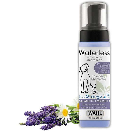 Wahl 100% Natural Pet No-Rinse Waterless Shampoo Lavender 820014 (210 mL)