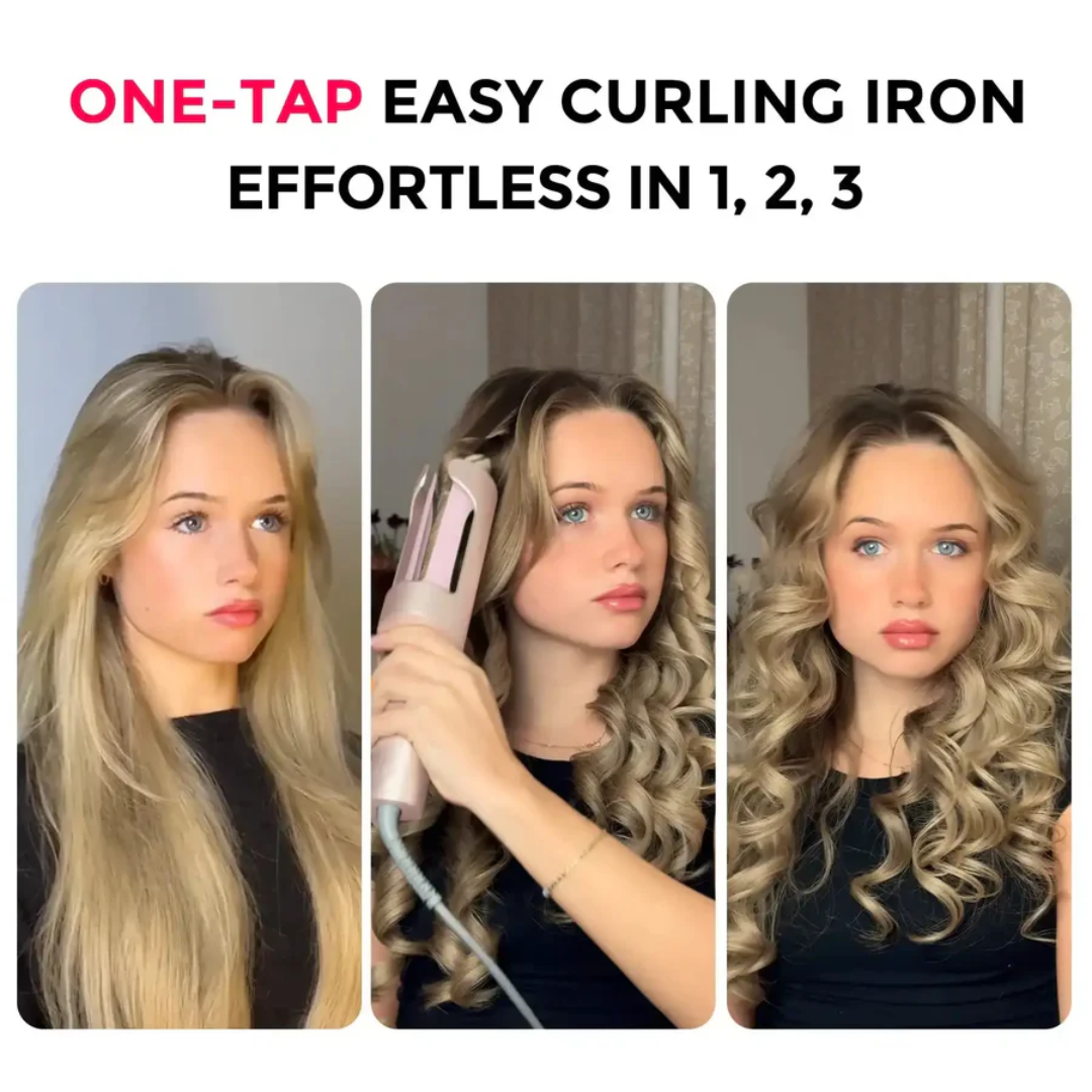 Tymo Curlpro Automatic Curling Iron Pink 1 inch, 100-240V
