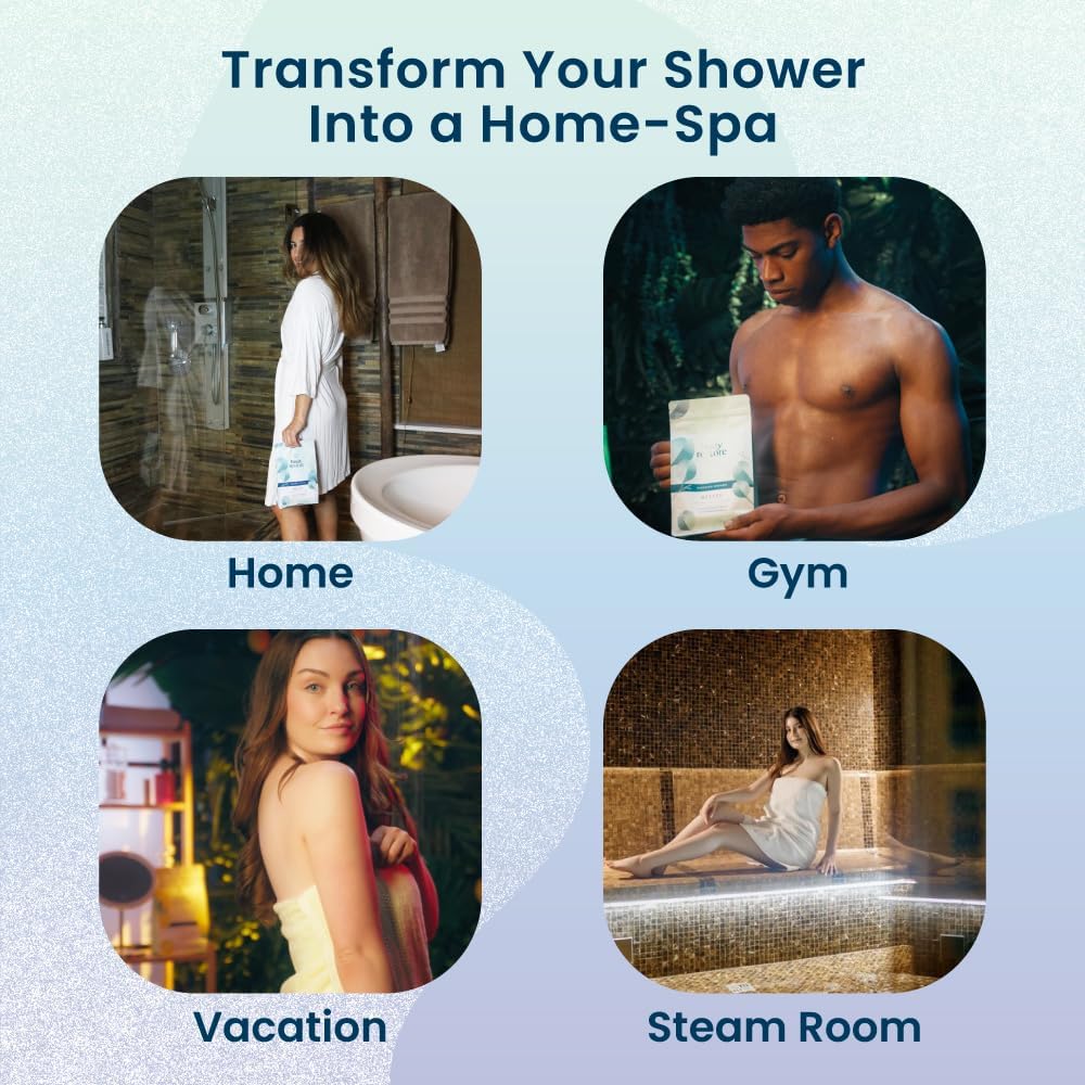 Body Restore Clarity Shower Streamers Essential Mix 6 Tablets | 6 Scents