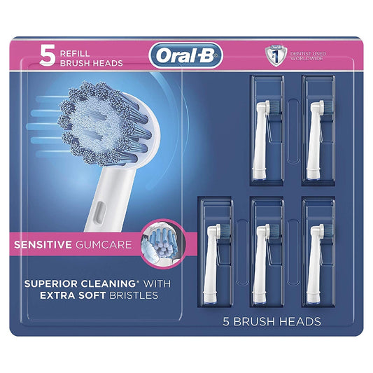 Oral-B  Gum Care Electric Toothbrush Replacement Brush Heads, 5 Count