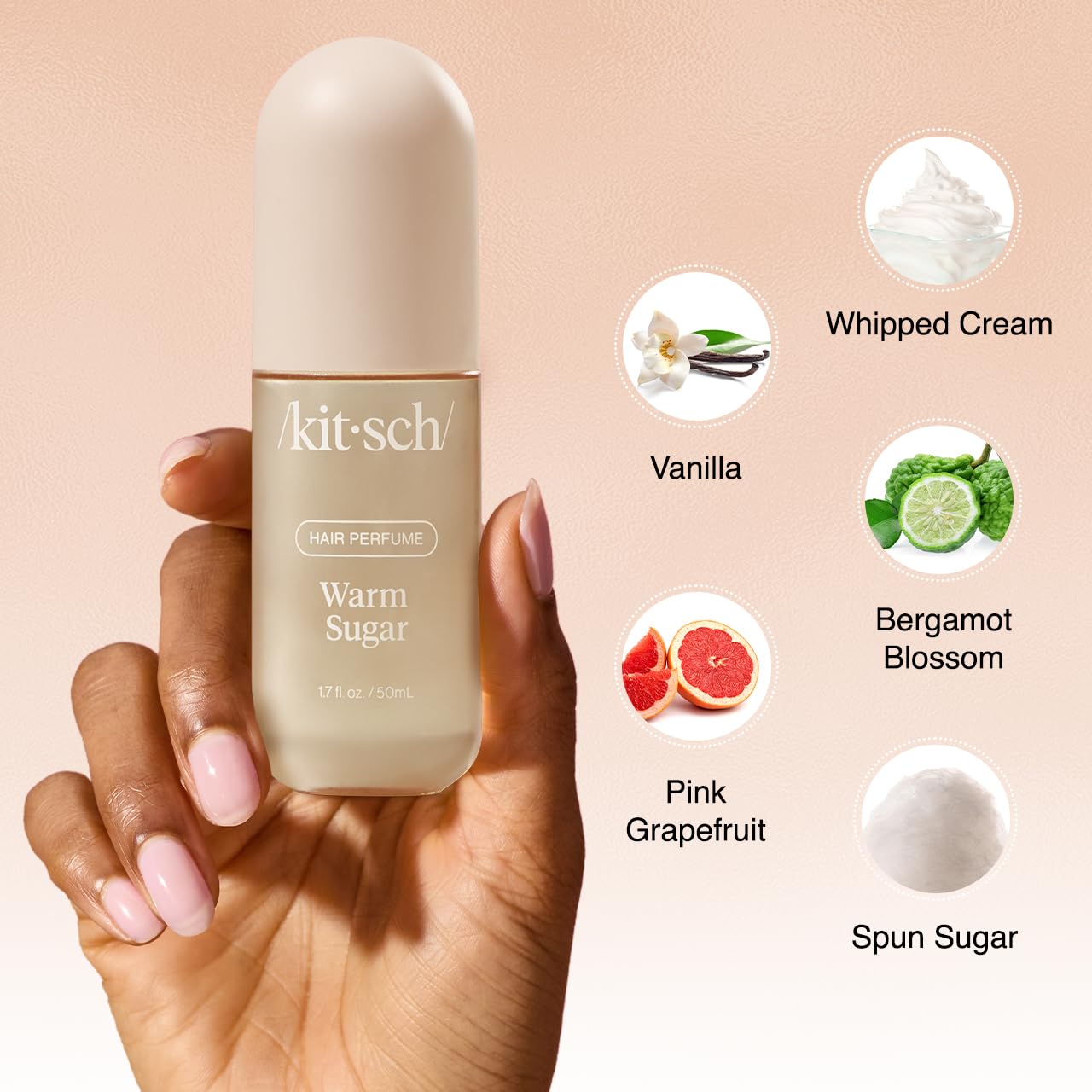 Kitsch Hair Perfume Warm Sugar, 50 ml / 1.7 fl oz