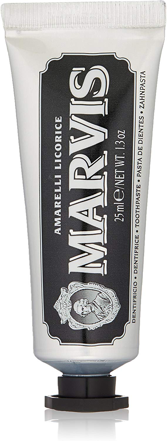 Marvis Travel Toothpaste (25 mL) Flavor: Amarelli Licorice