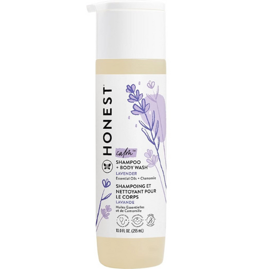 The Honest Co. Shampoo + Body Wash Lavender Essential Oils + Chamomile (10 Fl Oz / 295ml)