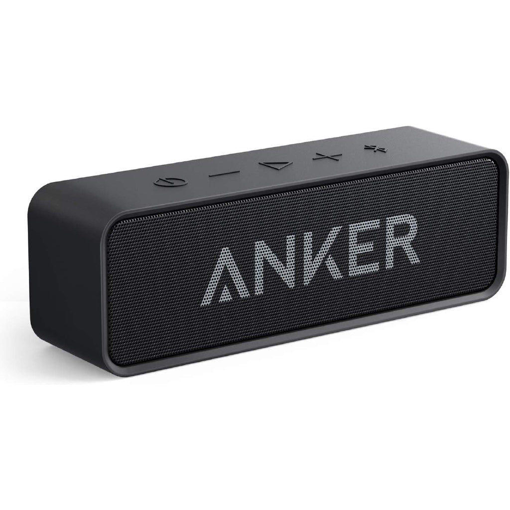 Anker Bluetooth Speaker SoundCore with Loud Stereo Sound, 24-Hour Playtime, 66 ft. Range