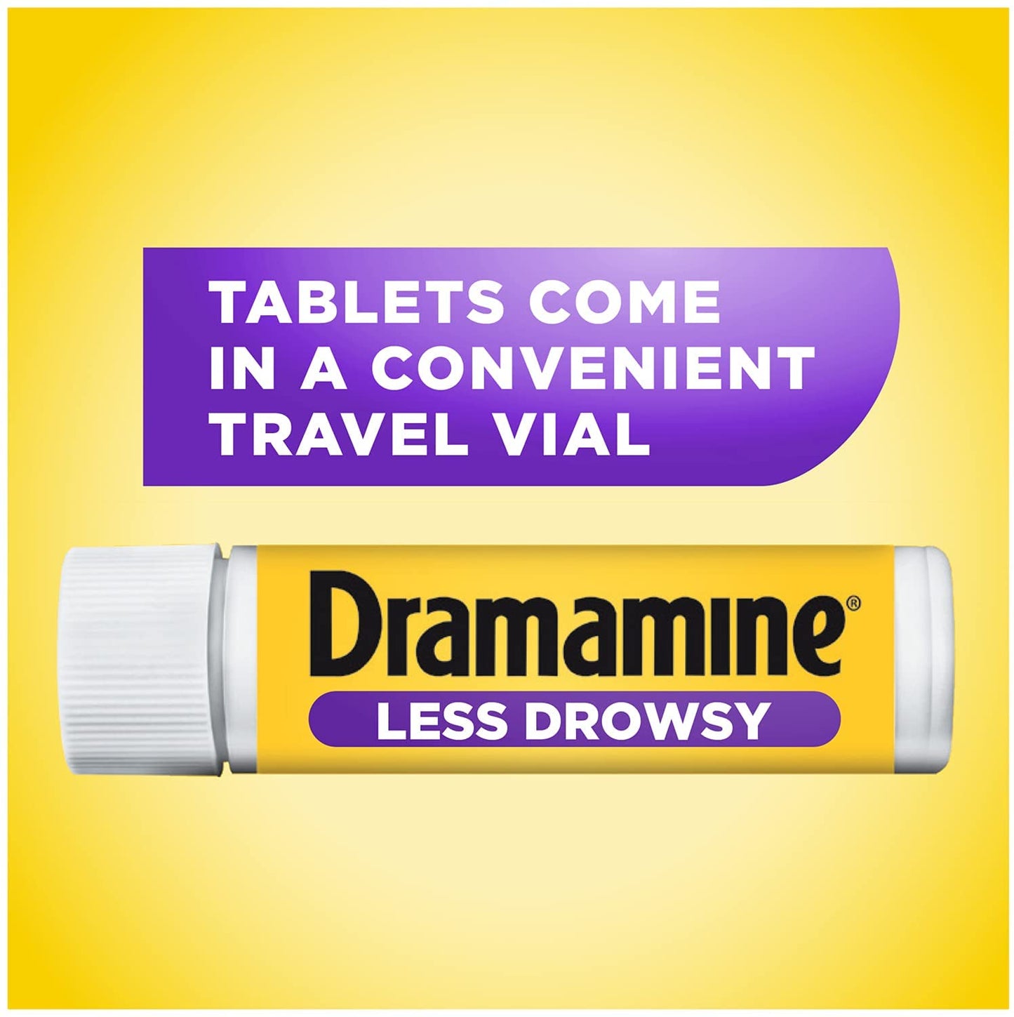 Dramamine All Day Less Drowsy 25 mg Motion Sickness Relief, 8 Tablets